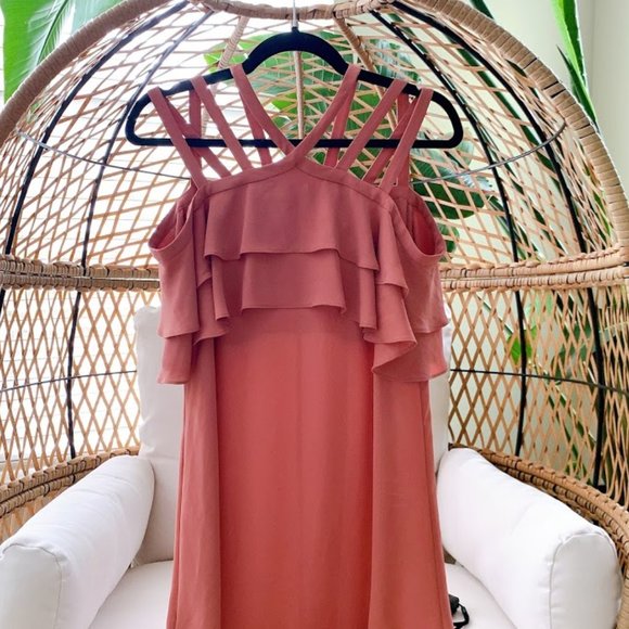 BCBGMAXAZRIA Chelsey Crisscross Dress - Picture 3 of 9